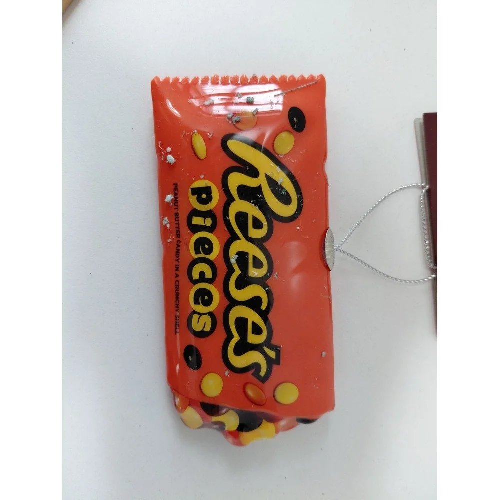 Hershey Reese's Pieces Decoupage Holiday Decor Christmas Ornament by‎ Ruz